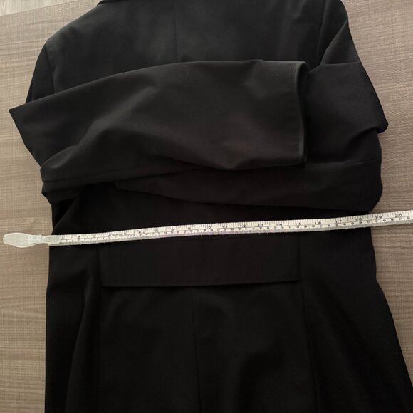 Anne Klein - Black Water Resistant Jacket with Metal Buttons - Size L - Picture 11 of 12